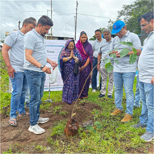 "Planting Seeds of Change: Canara Bank’s Employee-Driven Agroforestry Initiative" – Planting