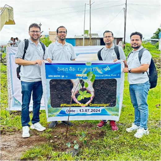 "Planting Seeds of Change: Canara Bank’s Employee-Driven Agroforestry Initiative" – Planting