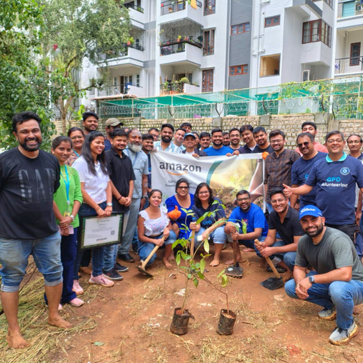 Urban Green Partnership: Amazon GPO-IN’s Global Step for Local Impact – Planting