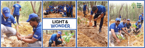 “Seeding Change:Light & Wonder’s Tree Plantation for Team Building and Sustainability”