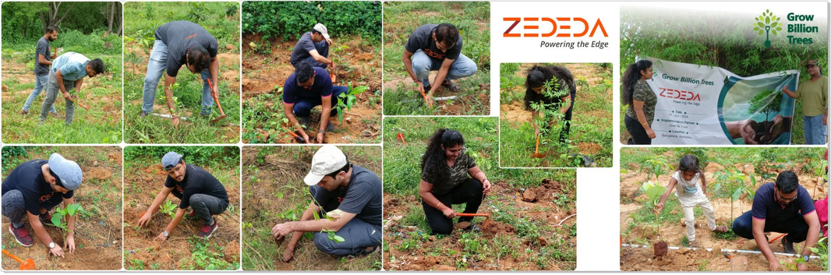 Cultivating Urban Change: Zededa India’s Tree Planting Drive