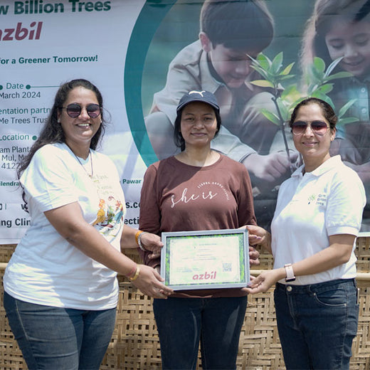 Azbil's Urban Forest Initiative: Empowering Employees, Enriching Ecosystems – Planting