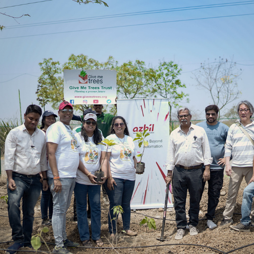 Azbil's Urban Forest Initiative: Empowering Employees, Enriching Ecosystems – Planting