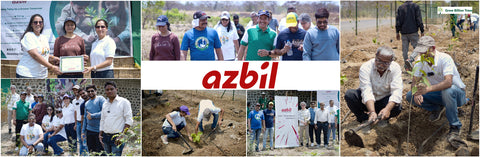 AZBIL INDIA: Urban Afforestation Drive in Maharashtra