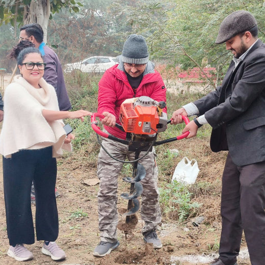 Brenntag's Green Initiative: Employee Tree Plantation in Gurgaon – Planting