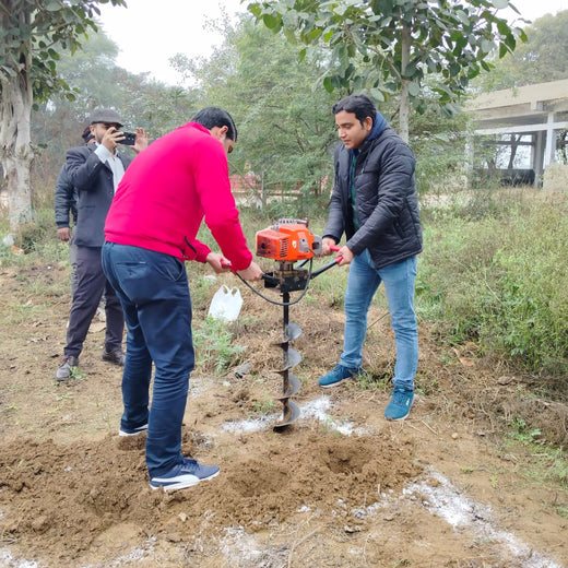 Brenntag's Green Initiative: Employee Tree Plantation in Gurgaon – Planting