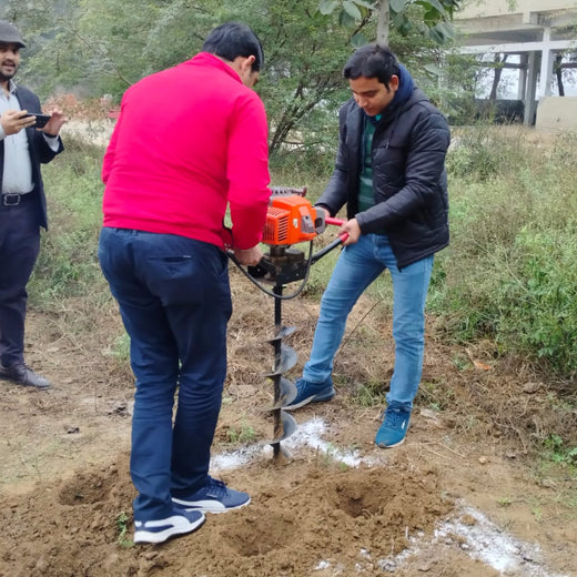 Brenntag's Green Initiative: Employee Tree Plantation in Gurgaon – Planting