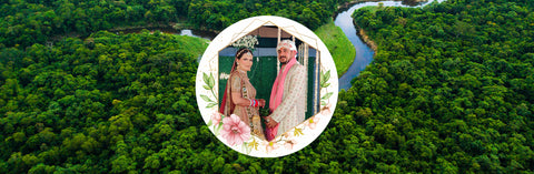 Shivam and Surbhi's Wedding Celebration: A Green Initiative in Ghaziabad, Uttar Pradesh