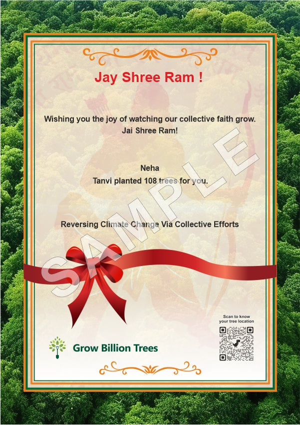 Shree Ram Tree Plantation – Grow Billion Trees