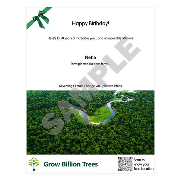 Trees for Birthday Celebration