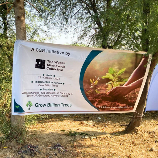 "Weber Shandwick Gurugram: Cultivating Urban Forests for Employee Bonding" – 6 months