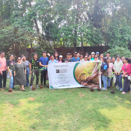 "Urban Green, Team Spirit: Weber Shandwick Mumbai’s Tree Plantation Initiative" – Planting