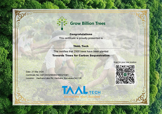 Blending Technology with Nature: TAAL Tech’s Agroforestry for a Sustainable Tomorrow – Planting