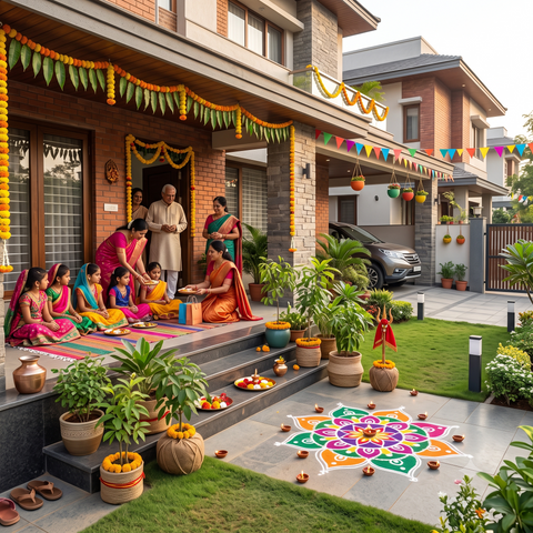 Trees for Kanya Pujan on Navratri